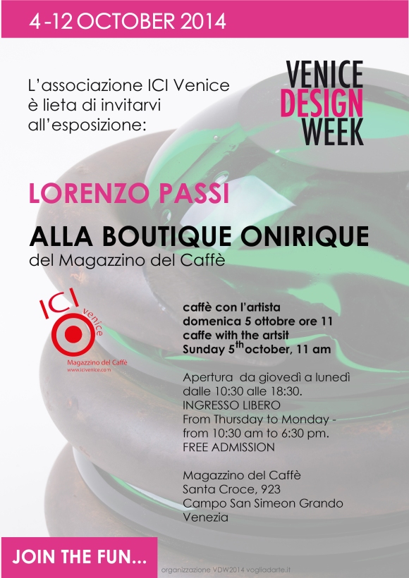 ICI Venice Magazzino del Caffe Venice Design Week Olivier Perpoint Lorenzo Passi vdw finito
